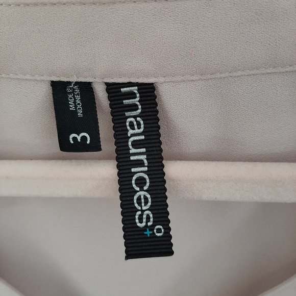 Light Pink Maurices Blouse - Picture 4 of 5
